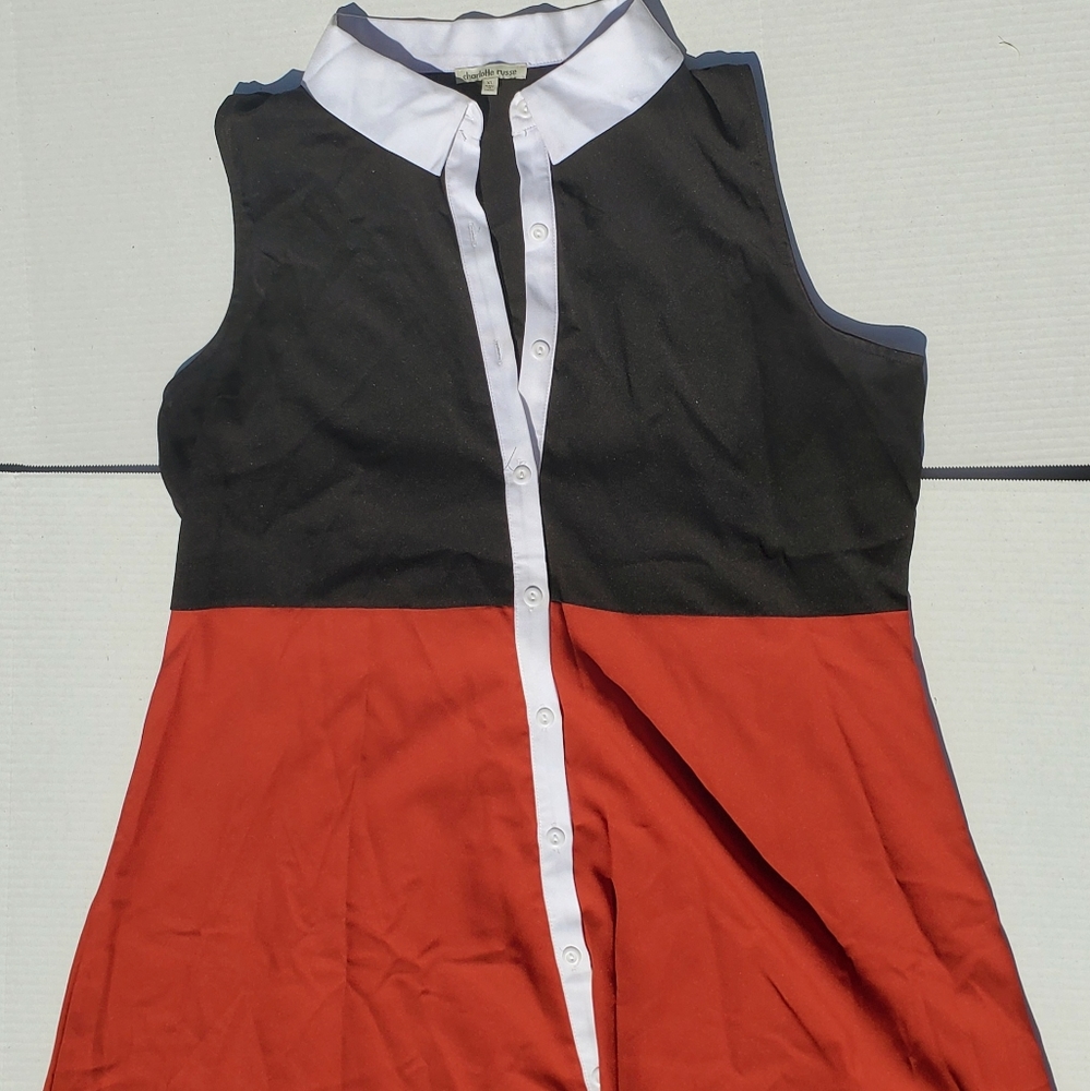 Charlotte Russe Red/Black Dress (XL)